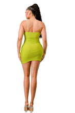 Load image into Gallery viewer, Vivien Dress (Lime)