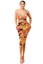 Load image into Gallery viewer, Jacqueline Dress (Yellow/Green)